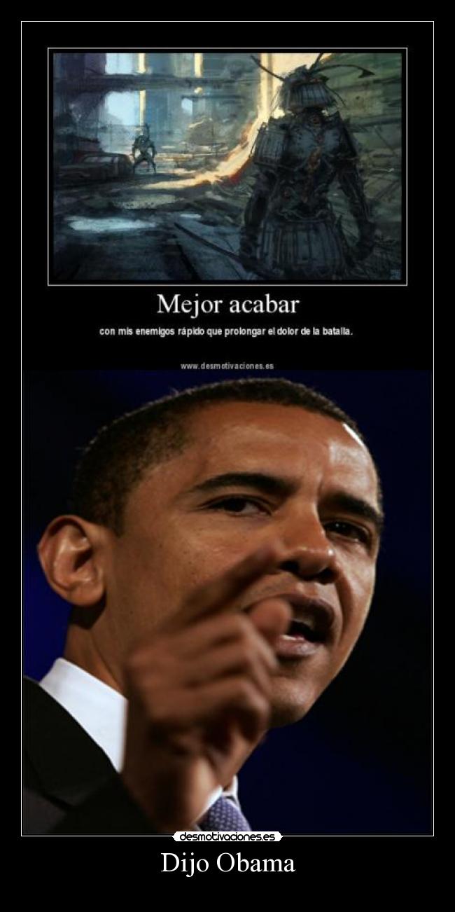 Dijo Obama - 