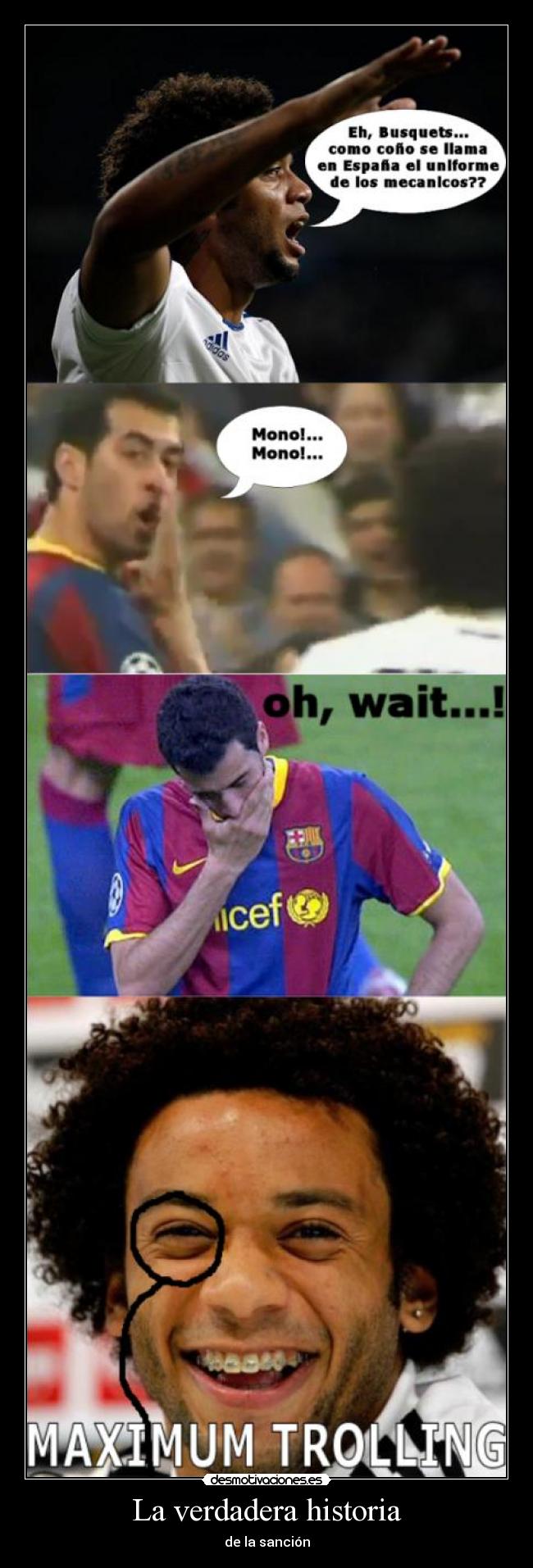 La verdadera historia - de la sanción