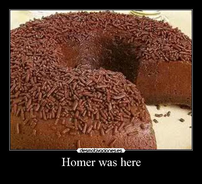 Homer was here - 