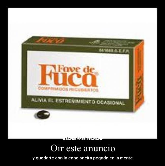 Oir este anuncio - 