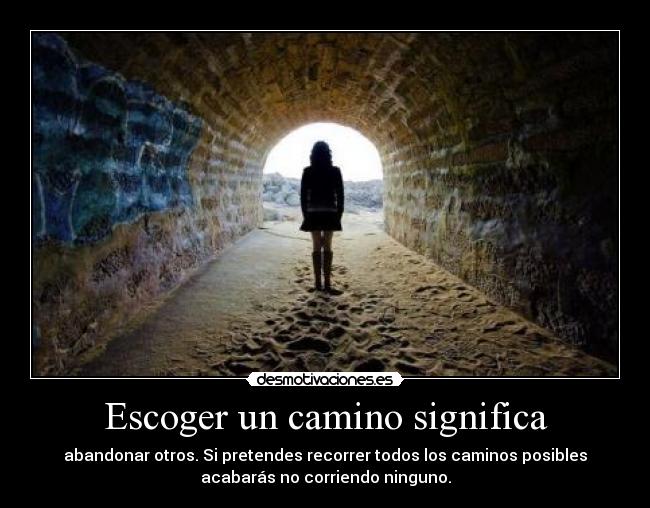 carteles camino desmotivaciones