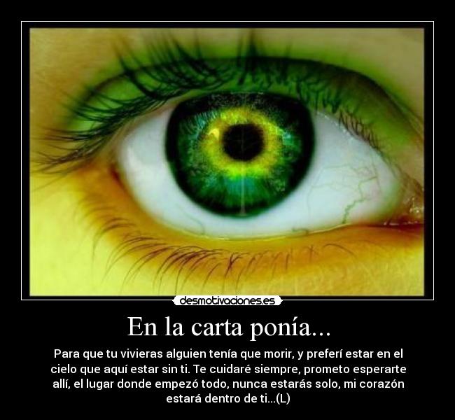 En la carta ponía... - 