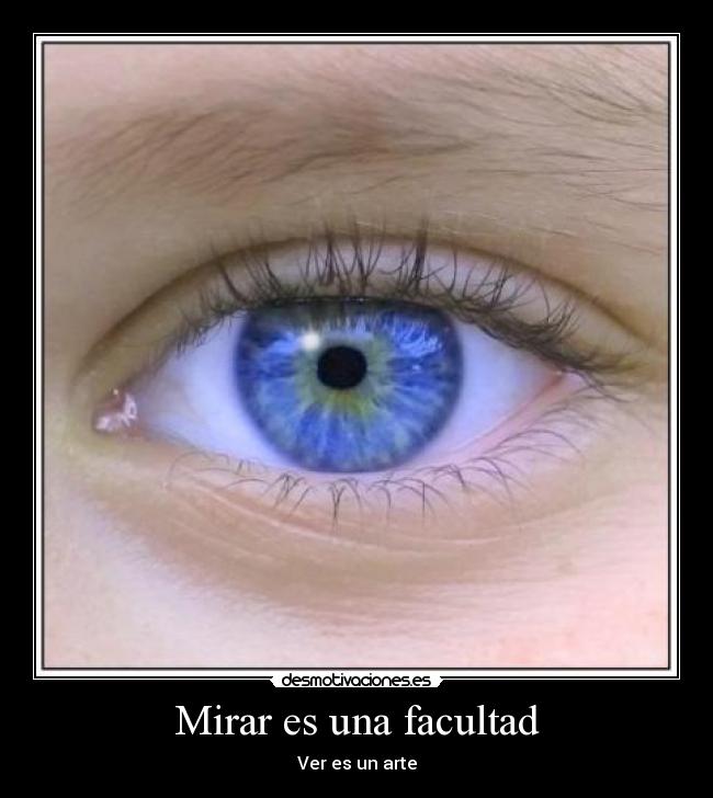 Mirar es una facultad - 