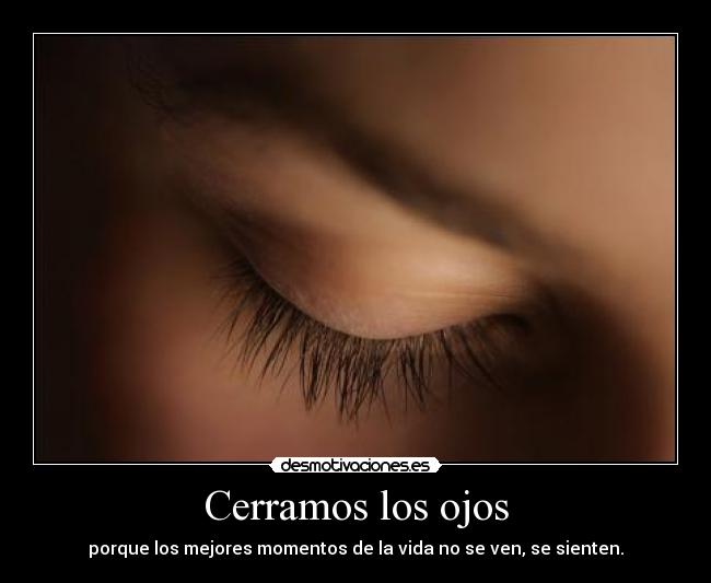 Cerramos los ojos - 