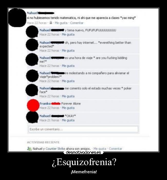 ¿Esquizofrenia? - ¡Memefrenia!