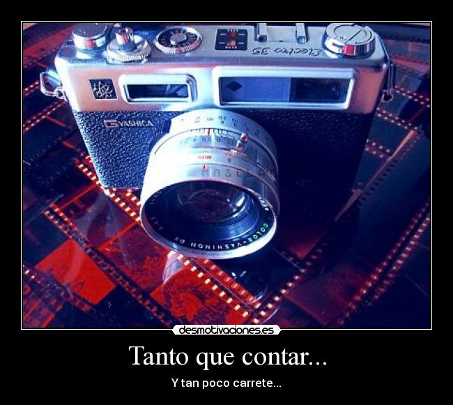 Tanto que contar... - 