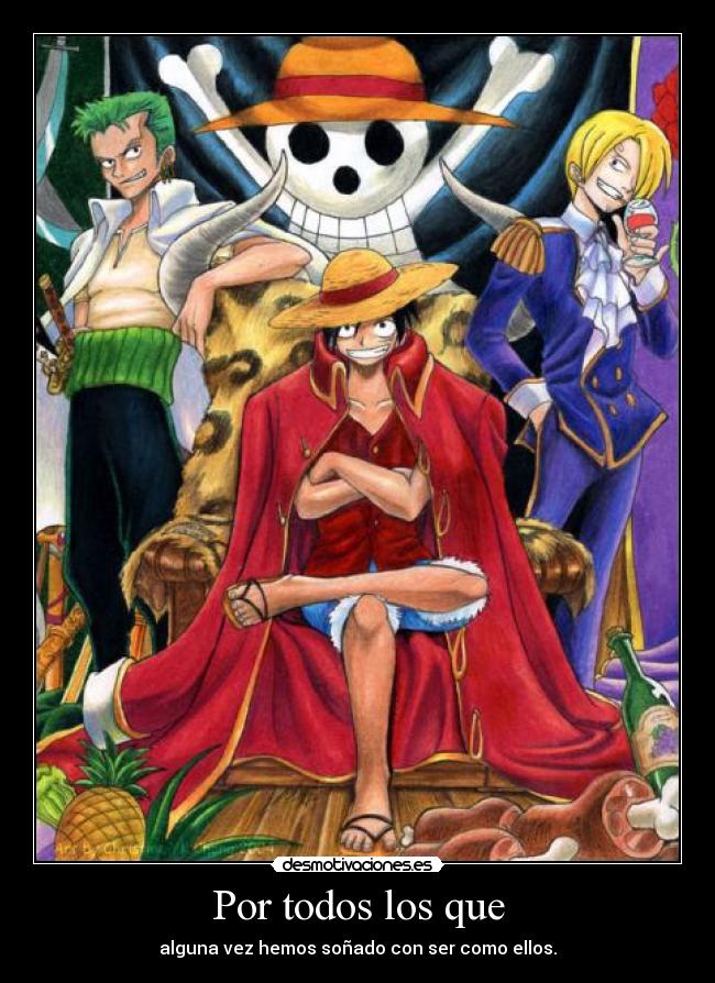 carteles one piece desmotivaciones