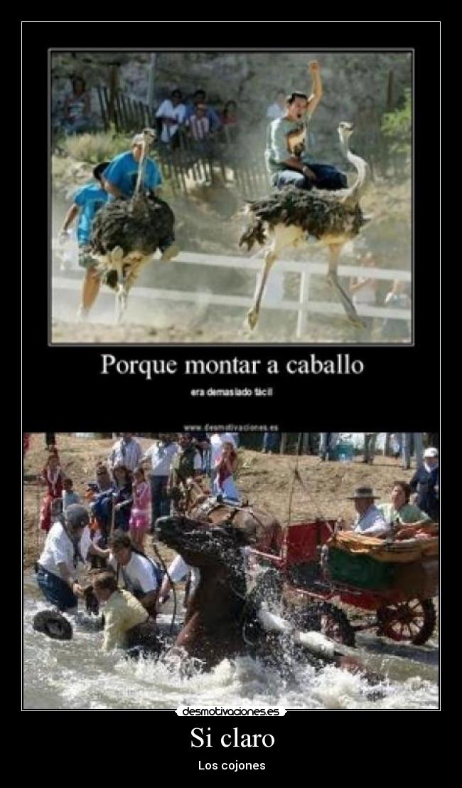 Si claro - Los cojones