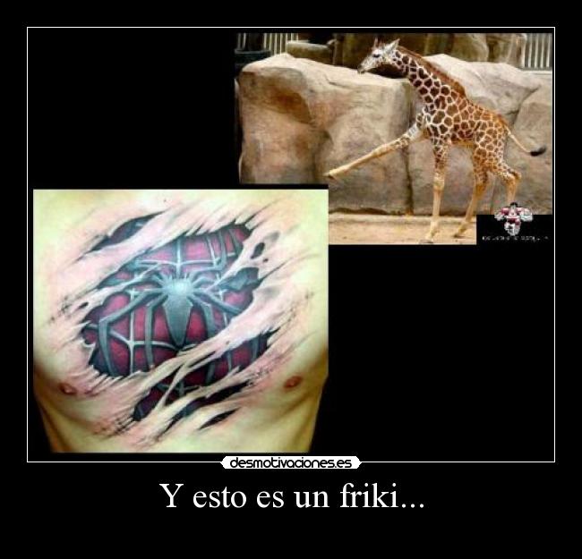 Y esto es un friki... -