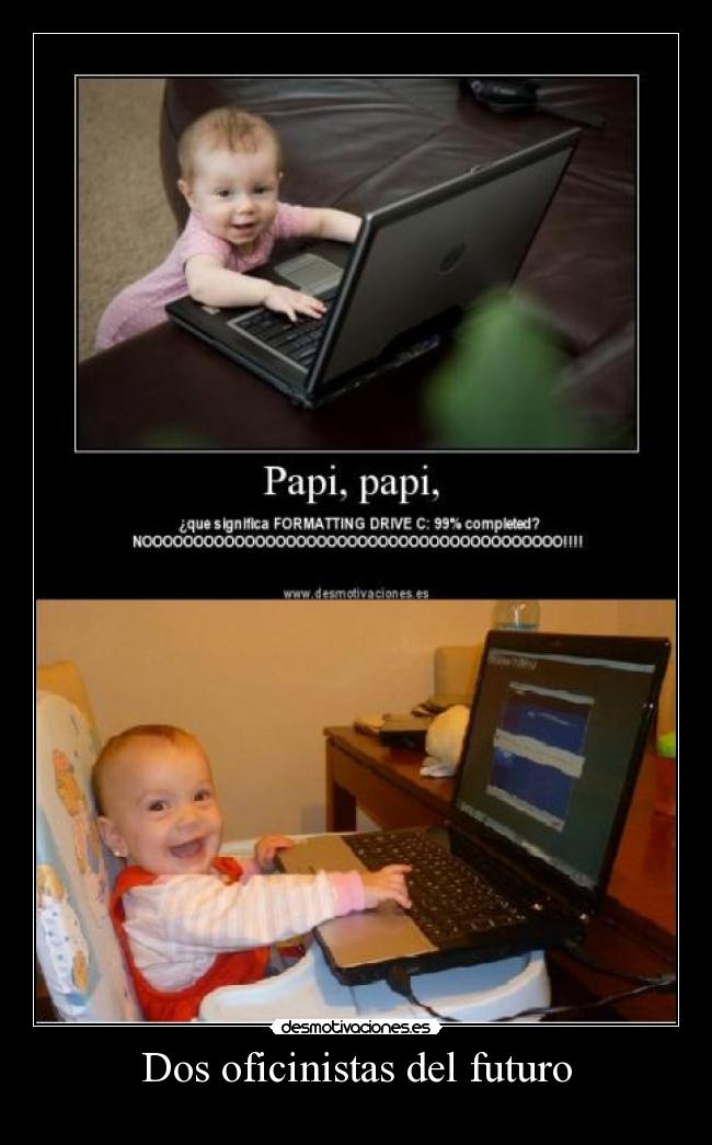 Dos oficinistas del futuro -
