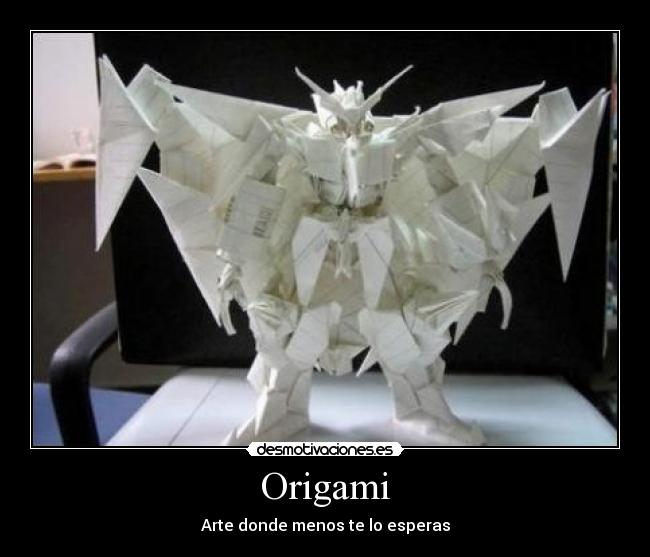 Origami - Arte donde menos te lo esperas