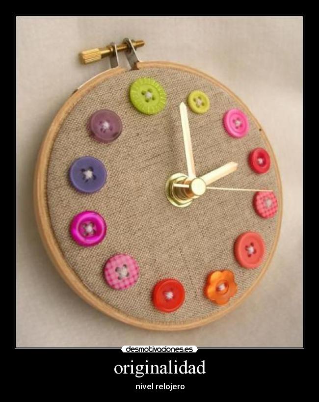 originalidad - nivel relojero