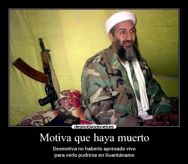 Motiva que haya muerto -