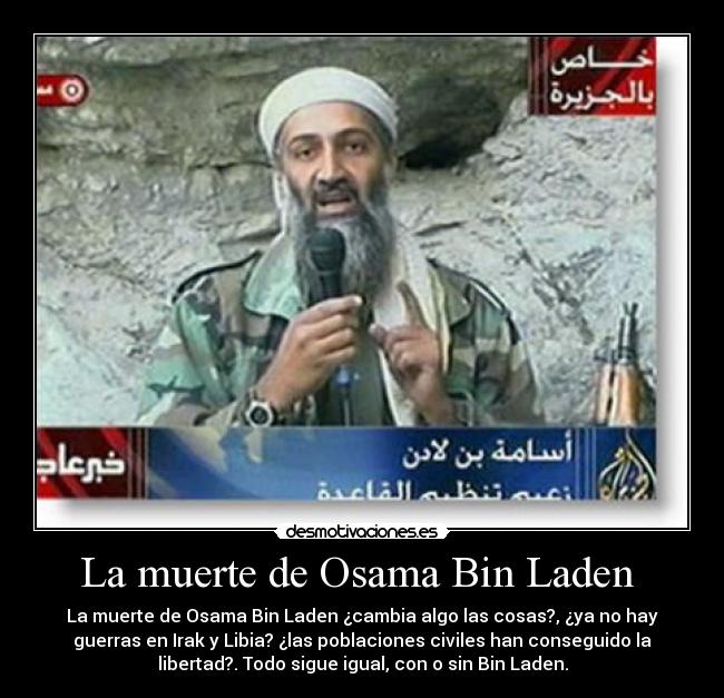 La muerte de Osama Bin Laden -