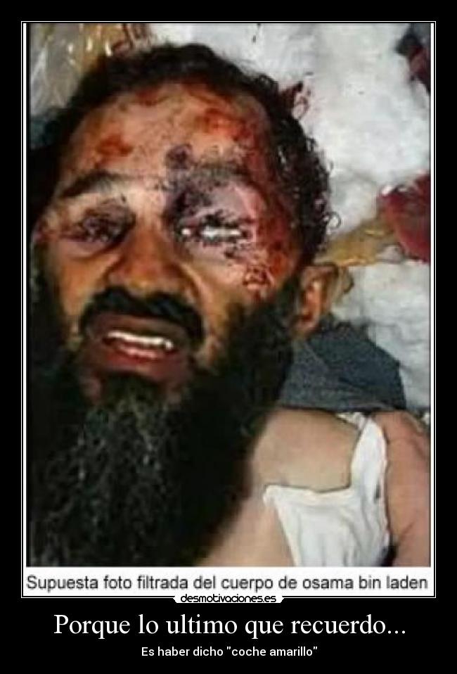 Porque lo ultimo que recuerdo... -