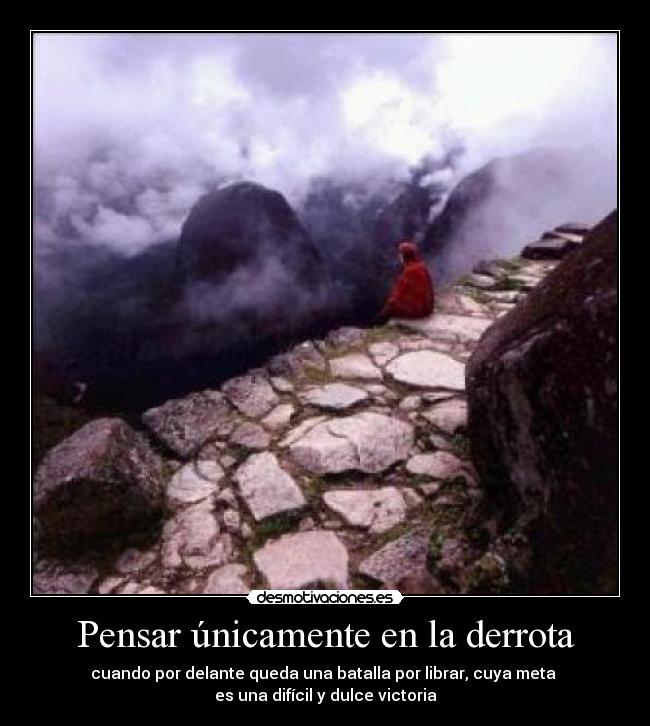 carteles derrota victoria batalla desmotivaciones