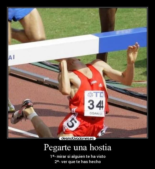 Pegarte una hostia - 
