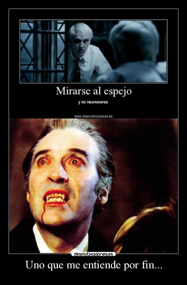 carteles dracula espejo desmotivaciones