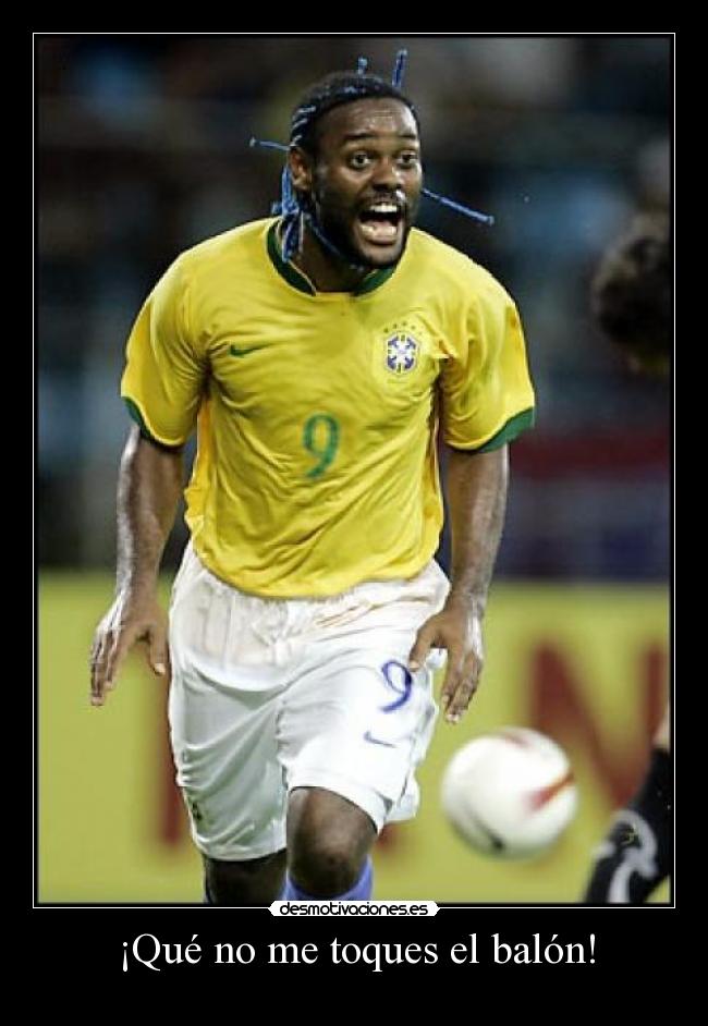 ¡Qué no me toques el balón! -