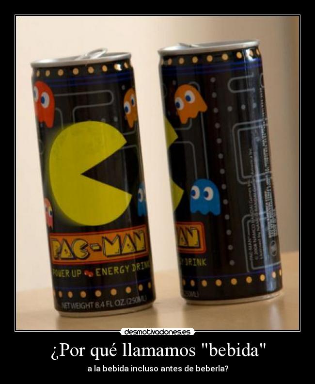 ¿Por qué llamamos bebida -