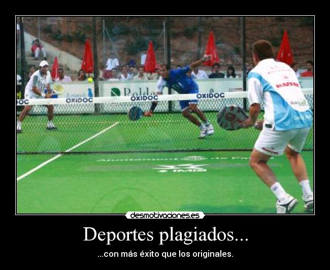 Deportes plagiados... - 