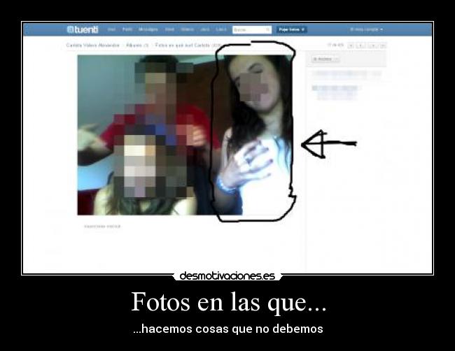 Fotos en las que... - ...hacemos cosas que no debemos