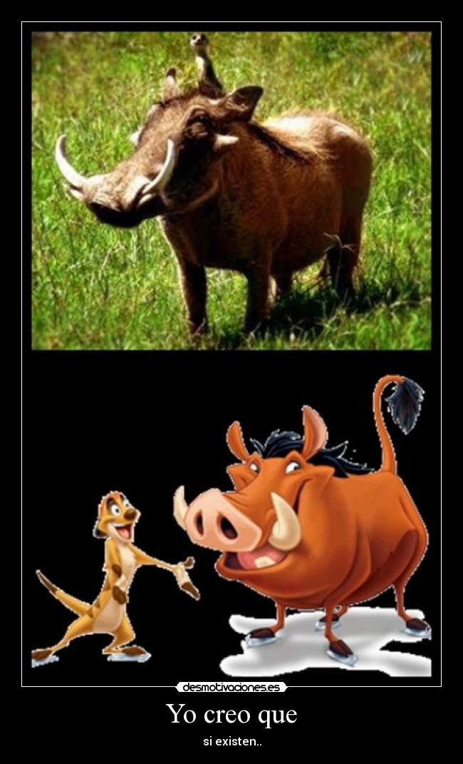 carteles timon pumba desmotivaciones