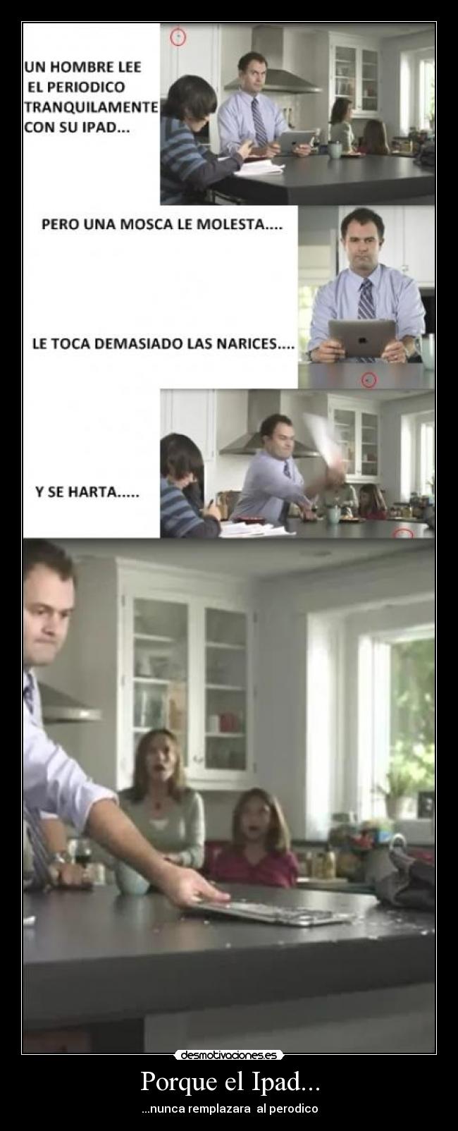 Porque el Ipad... - ...nunca remplazara  al perodico