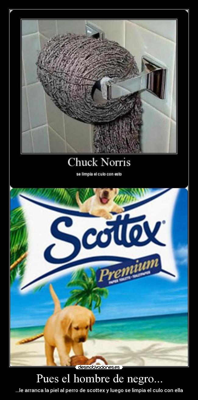 Pues el hombre de negro... - 