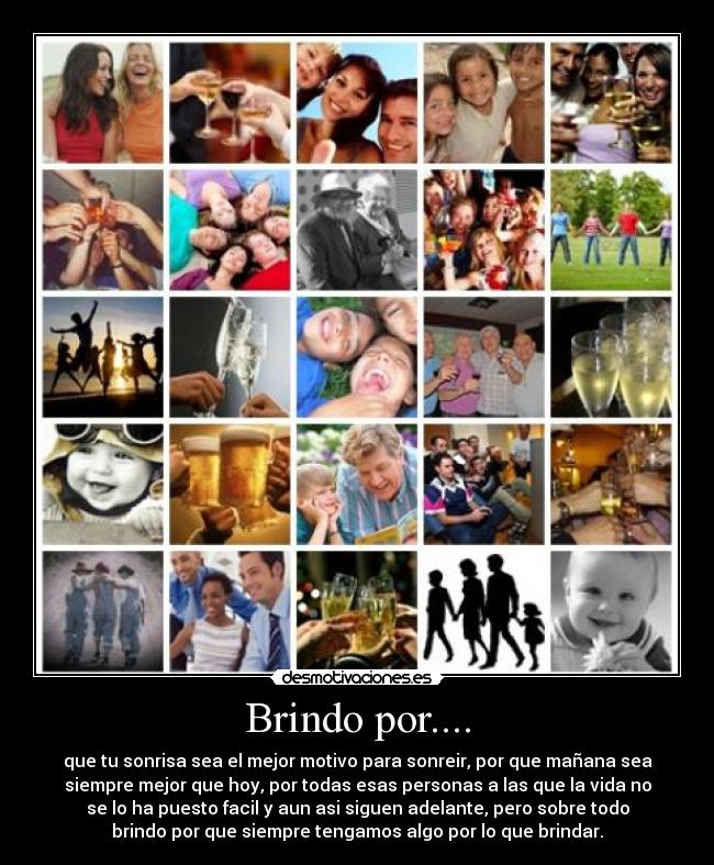 Brindo por.... -