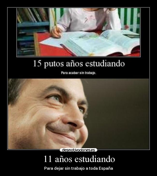 11 años estudiando - 