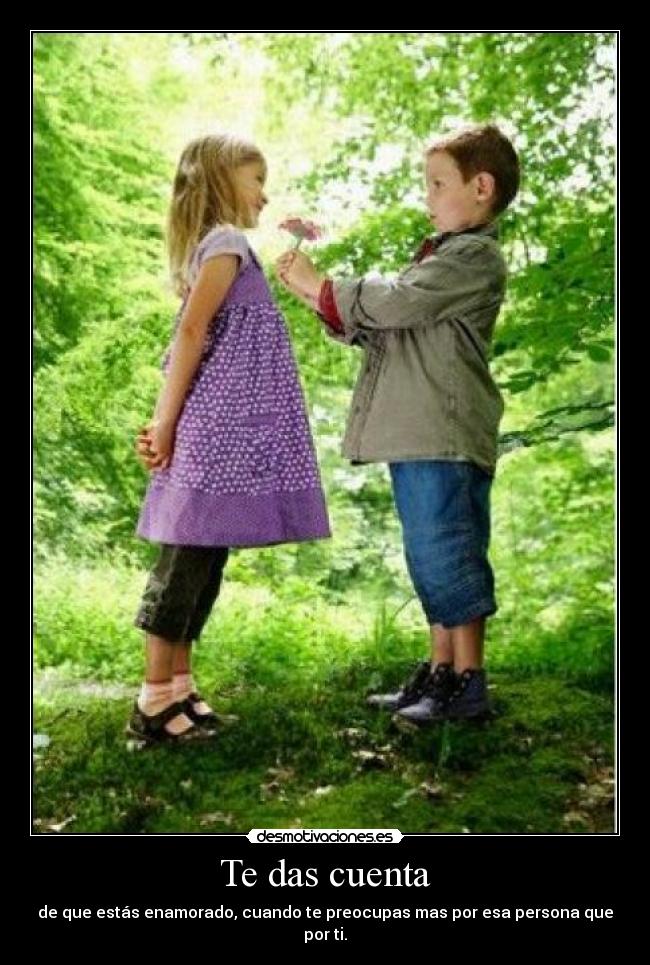 Te das cuenta -