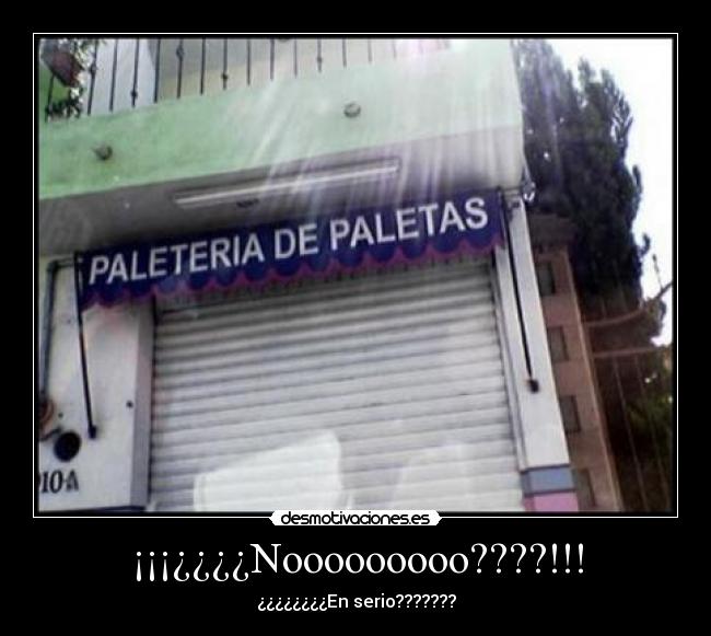 ¡¡¡¿¿¿¿Nooooooooo????!!! - ¿¿¿¿¿¿¿¿En serio???????