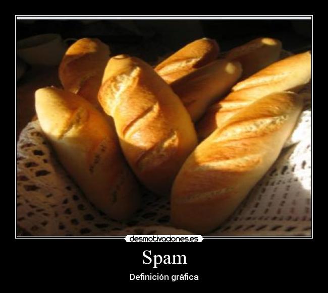 Spam - Definición gráfica