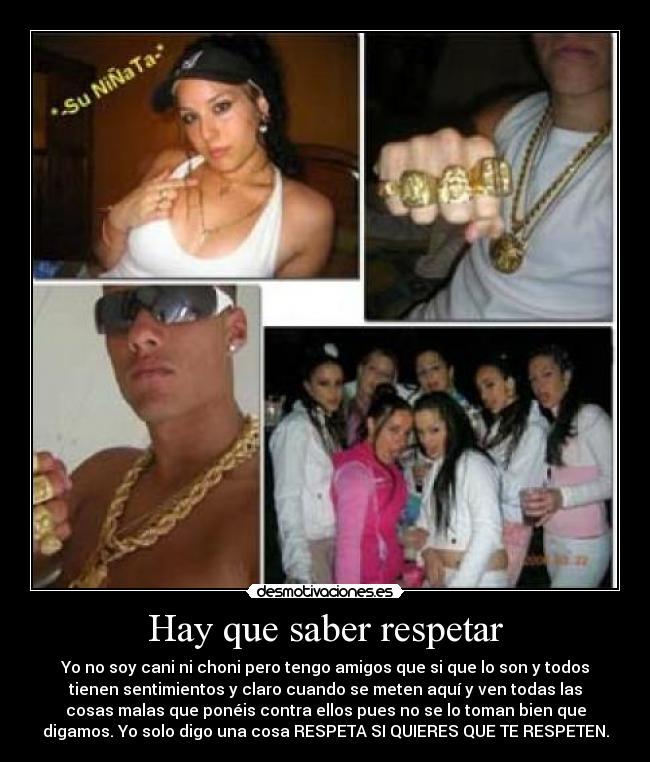 Hay que saber respetar - 