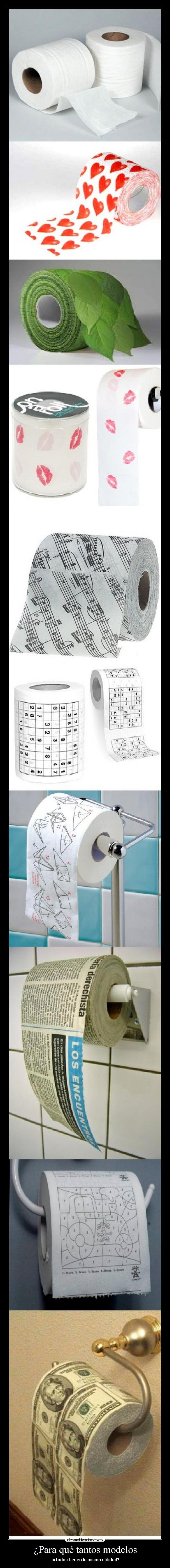 ¿Para qué tantos modelos -