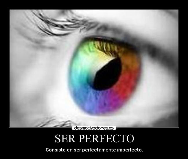 SER PERFECTO -
