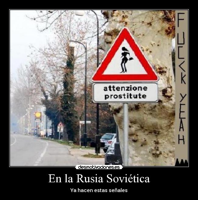 En la Rusia Soviética - Ya hacen estas señales