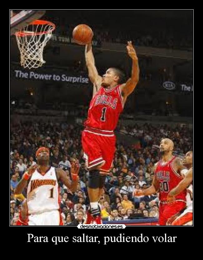 Para que saltar, pudiendo volar - 