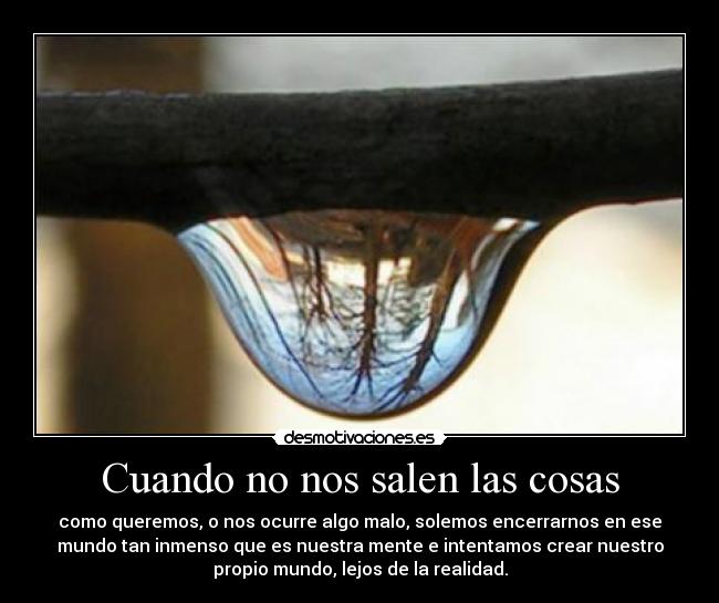 Cuando no nos salen las cosas - 