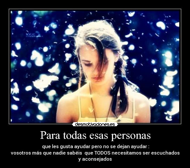 Para todas esas personas - 
