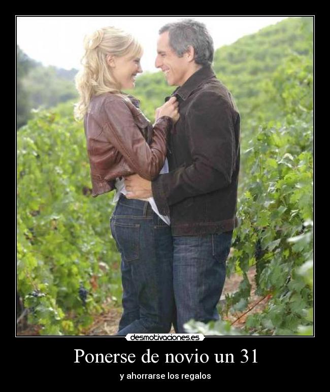 Ponerse de novio un 31 - y ahorrarse los regalos