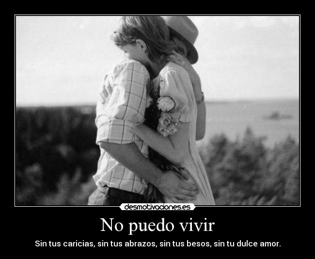 No puedo vivir -