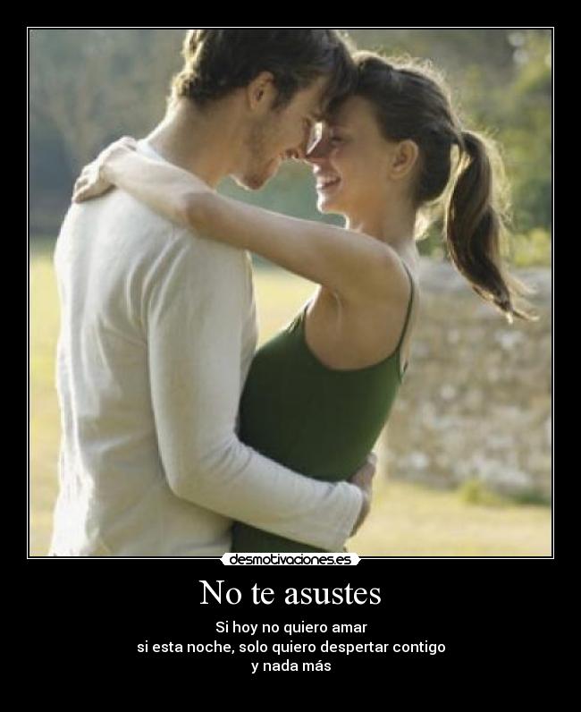 No te asustes - 