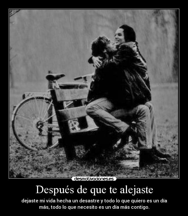 Después de que te alejaste -