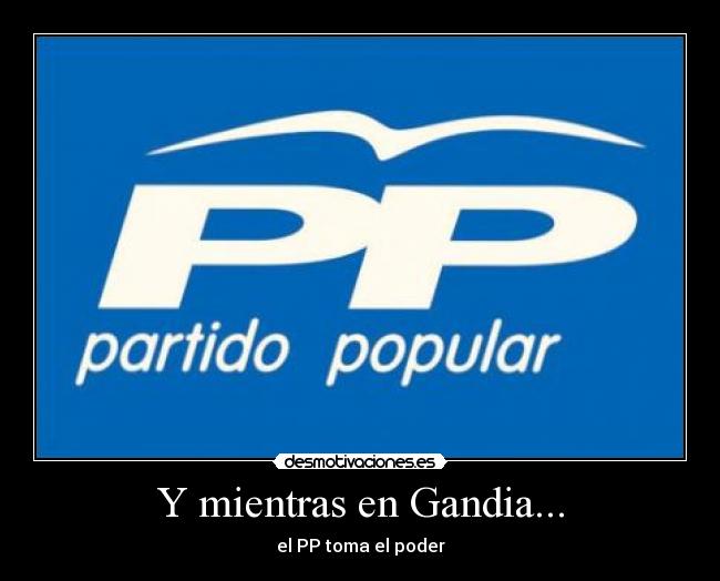 Y mientras en Gandia... -