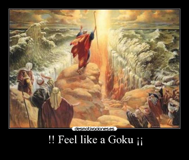 carteles goku mar desmotivaciones