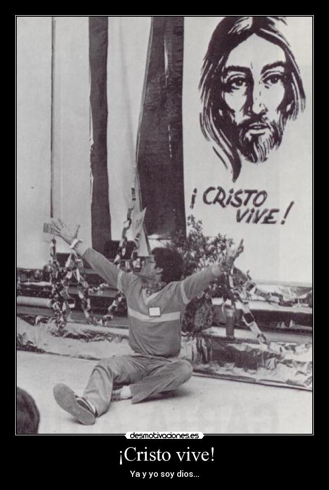 carteles cristo vive desmotivaciones