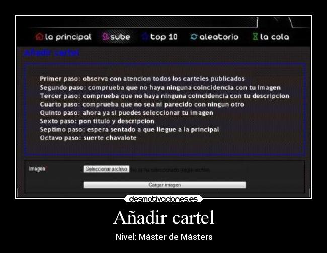 Añadir cartel - 