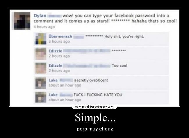 Simple... - pero muy eficaz